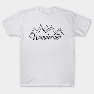Wanderlust Mountain Range T-Shirt